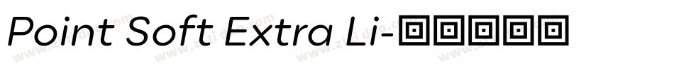 Point Soft Extra Li字体转换